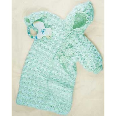 crochet baby sleeping bag