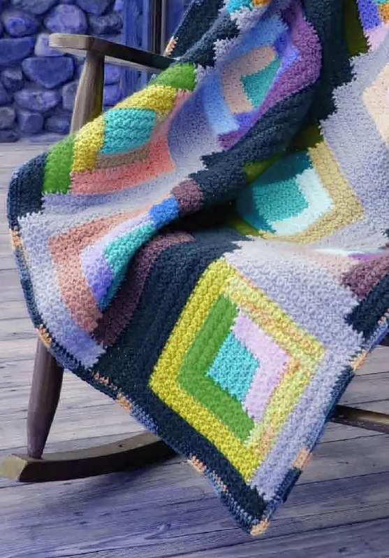 Scrap Afghan Crochet Pattern